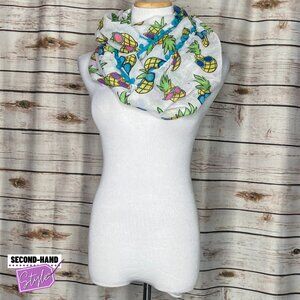 Kitschy Pineapple with Sunglass Bobble Infinity Scarf